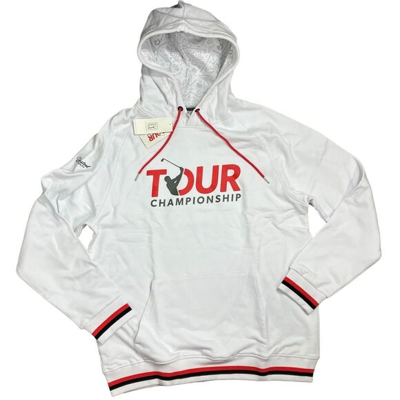 Barstool Sports Hoodie Mens XL White Golf Pullover Sweatshirt Logo Streetwear - Picture 2 of 5